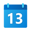 Calendrier 13 icon