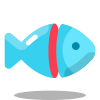 切り分けられた魚 icon