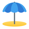 Sombrilla de playa icon