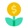 Weak Financial Growth icon