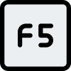 F5, Refresh key function computer button layout icon