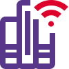 Downloading collection of books over a wireless network icon