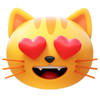 Smiling Cat With Heart Eyes icon