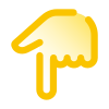 Hand Down icon