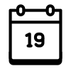 Calendário 19 icon