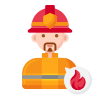 Hombre bombero icon