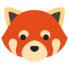 Panda rosso icon