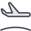 직항 비행 icon