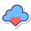 preferiti del cloud icon