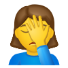 mulher-facepalming icon