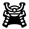 Casco samurái icon