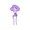 Cloud File Storage icon