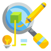 Magnifying icon