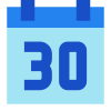 Kalender 30 icon