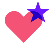 corazón favorito icon