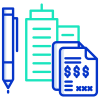 Firmenursprung verknüpfen icon