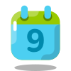 Kalender 9 icon