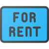 For Rent Sign icon