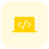 Coding for kids for learning tool in early stage icon