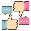 Criticism icon