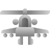 Helicóptero militar icon