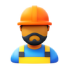 Worker Beard icon