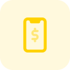 Online e-banking app for online transaction technology icon