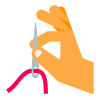 Hand Holding Needle Skin Type 3 icon
