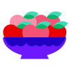 Тарелка яблок icon