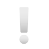 point d'exclamation-blanc-emoji icon