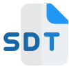 SDT file association an audio file used by older games published by Electronic Arts icon