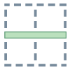 Bordure horizontale icon