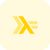 Haskell is a statically typed, purely functional programming language icon