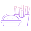 Burger With Fries icon