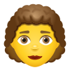 Woman Curly Hair icon