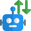 externe-uplinking-und-downlinking-datenübertragung-unter-roboter-artificial-shadow-tal-revivo icon