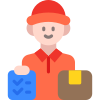 delivery man icon