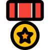 Star circle medal for the marine corps officers icon