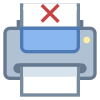 Drucker ohne Papier icon