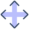 Redimensionner Quatre Directions icon