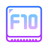 tecla f10 icon