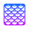 Fischschuppen Muster icon