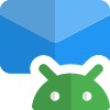 Email client software in Android operating system icon