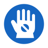 静電気防止手袋を着用する icon