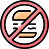 No Burger icon