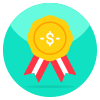 Financial Badge icon