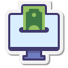 Transferencia de dinero en línea icon