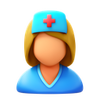 Krankenschwester weiblich icon