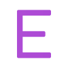 E icon