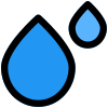 Soft water used in a washing machine to minimize scaling icon